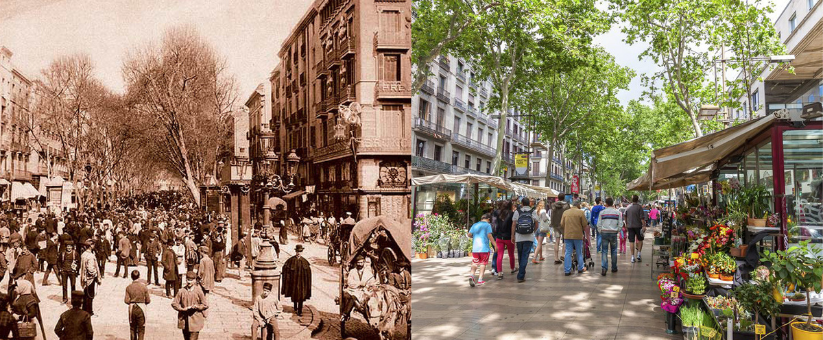 8. خیابان رامبلا (La Rambla) :