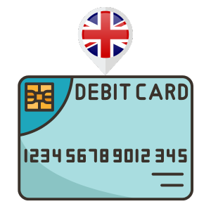 دبیت کارت فیزیکی انگلیس