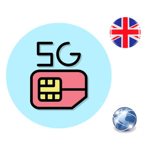 سیم کارت فیزیکی انگلیس بین المللی دارای اینترنت