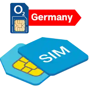 خرید سیمکارت بین المللی فیزیکی O2 آلمان